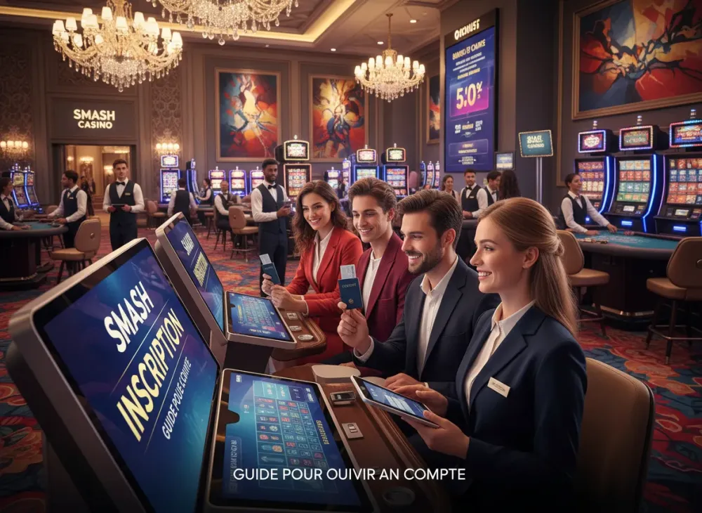 Smash casino inscription guide pour ouvrir un compte